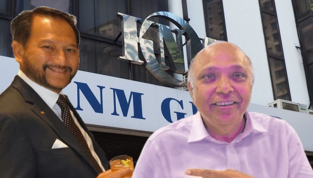KNM Group Berhad Chairman Tunku Yaacob and CEO Ravindrasingham-Balasingham