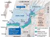 US Brokers 10-Day Israel-Lebanon Ceasefire US diplomats and Israeli and Lebanese officials sign a ceasefire agreement at a conference table.