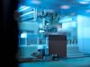 Researchers Identify Lupus Root Cause, Potential Cure Researchers in a laboratory examining a lupus model under a microscope, with medical charts in the background.