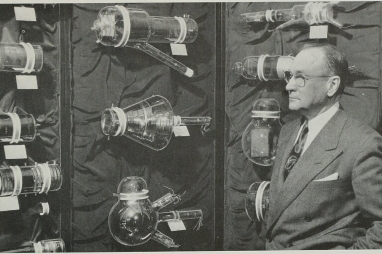 Early cathode-ray tube experiments led to electronic television imaging