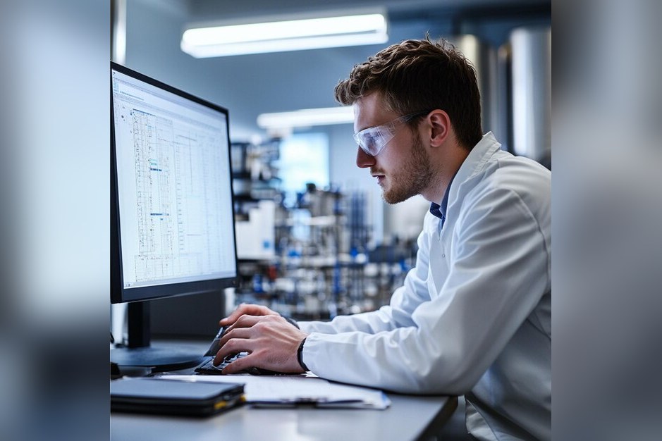 Researcher Using Ai Software